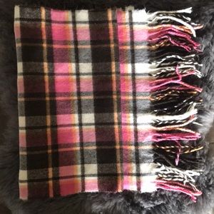 pink plaid fall scarf🍂